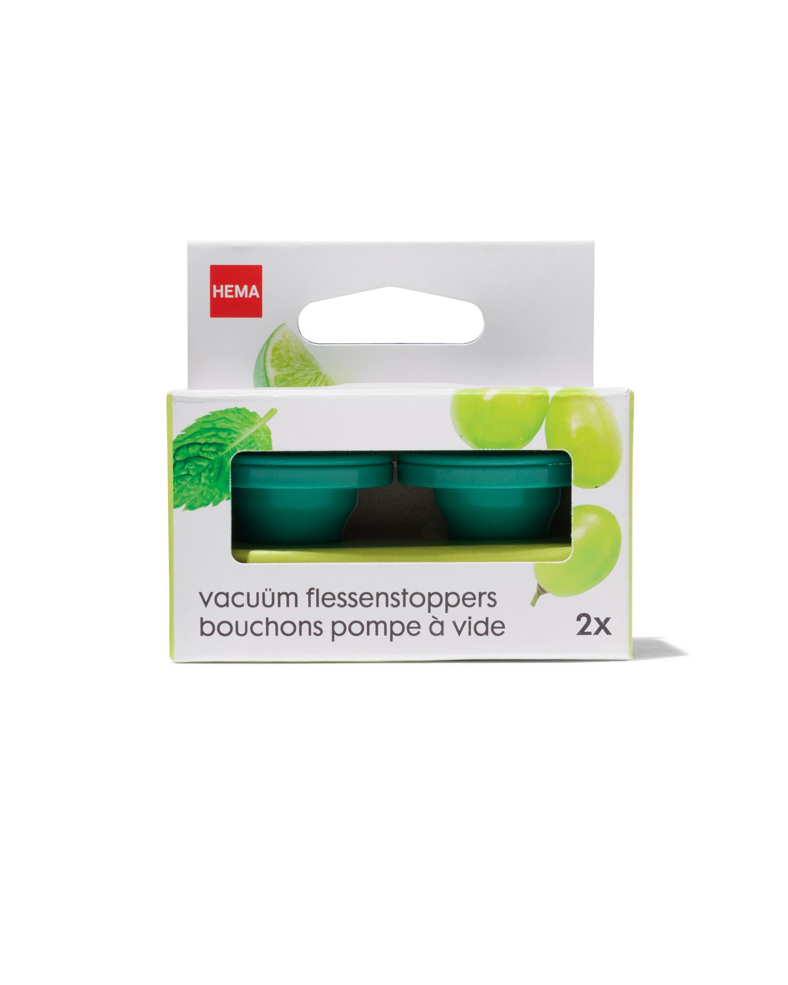 2 bouchons mise sous vide - 80850016 - HEMA