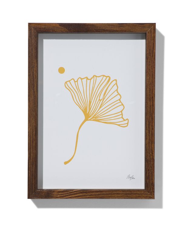 fotolijst 10x15cm notenkleur massief hout hout 10 x 15 - 2000000385 - HEMA