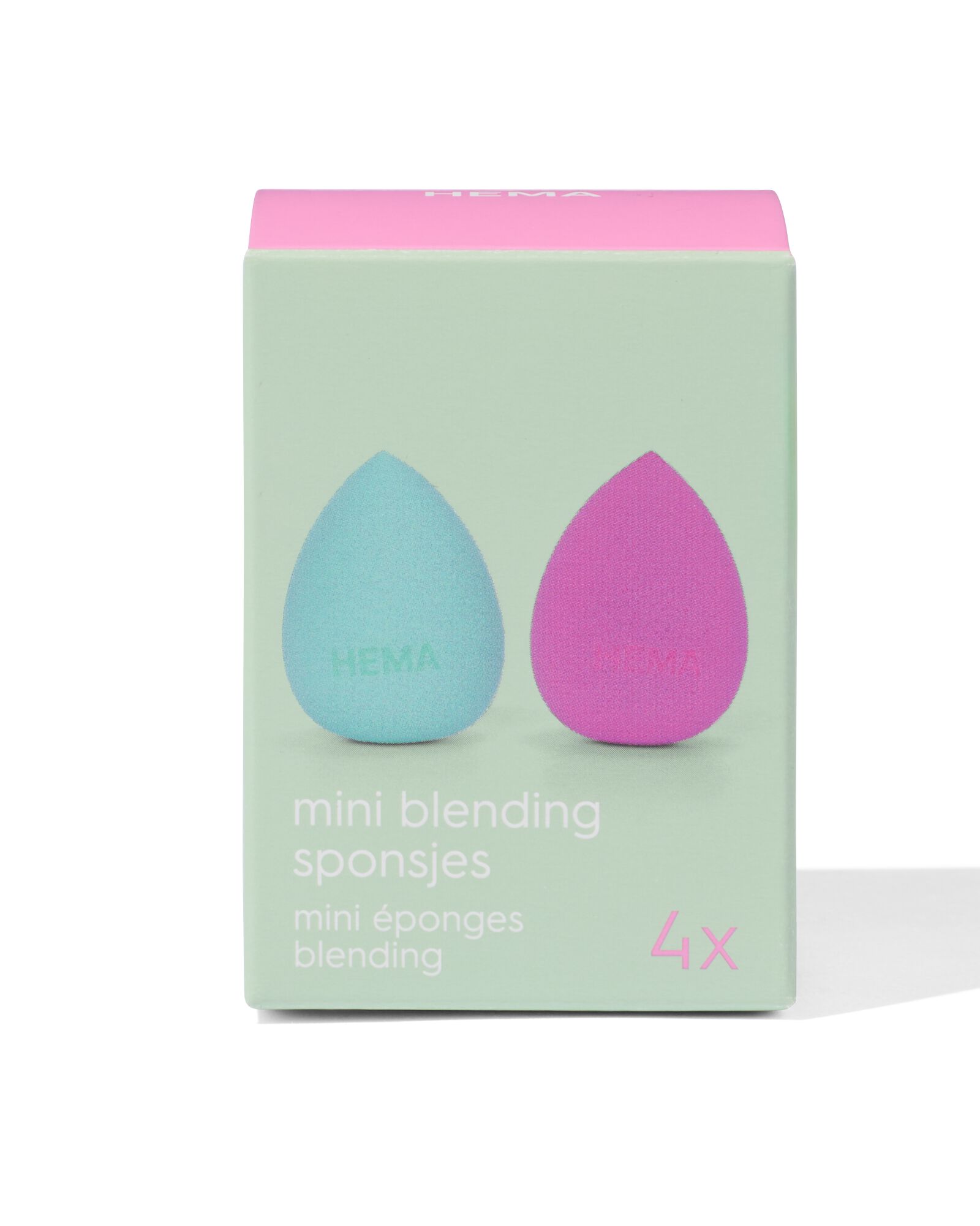 mini &eacute;ponge &agrave; maquillage - lot de 4 - 11201034 - HEMA
