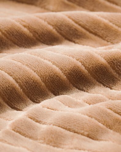 woonplaid fleece/sherpa 130x150 bruin - 7323052 - HEMA
