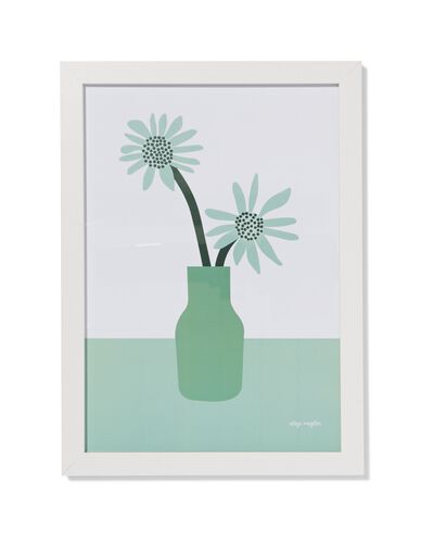 cadre photo A4 bois blanc  A4 blanc - 13621036 - HEMA