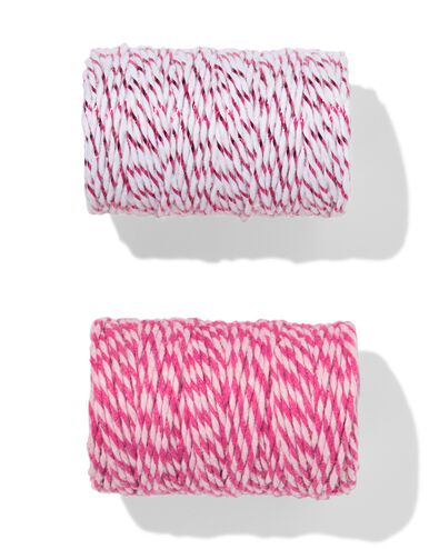 ficelle de coton 20 m rose - 14793305 - HEMA
