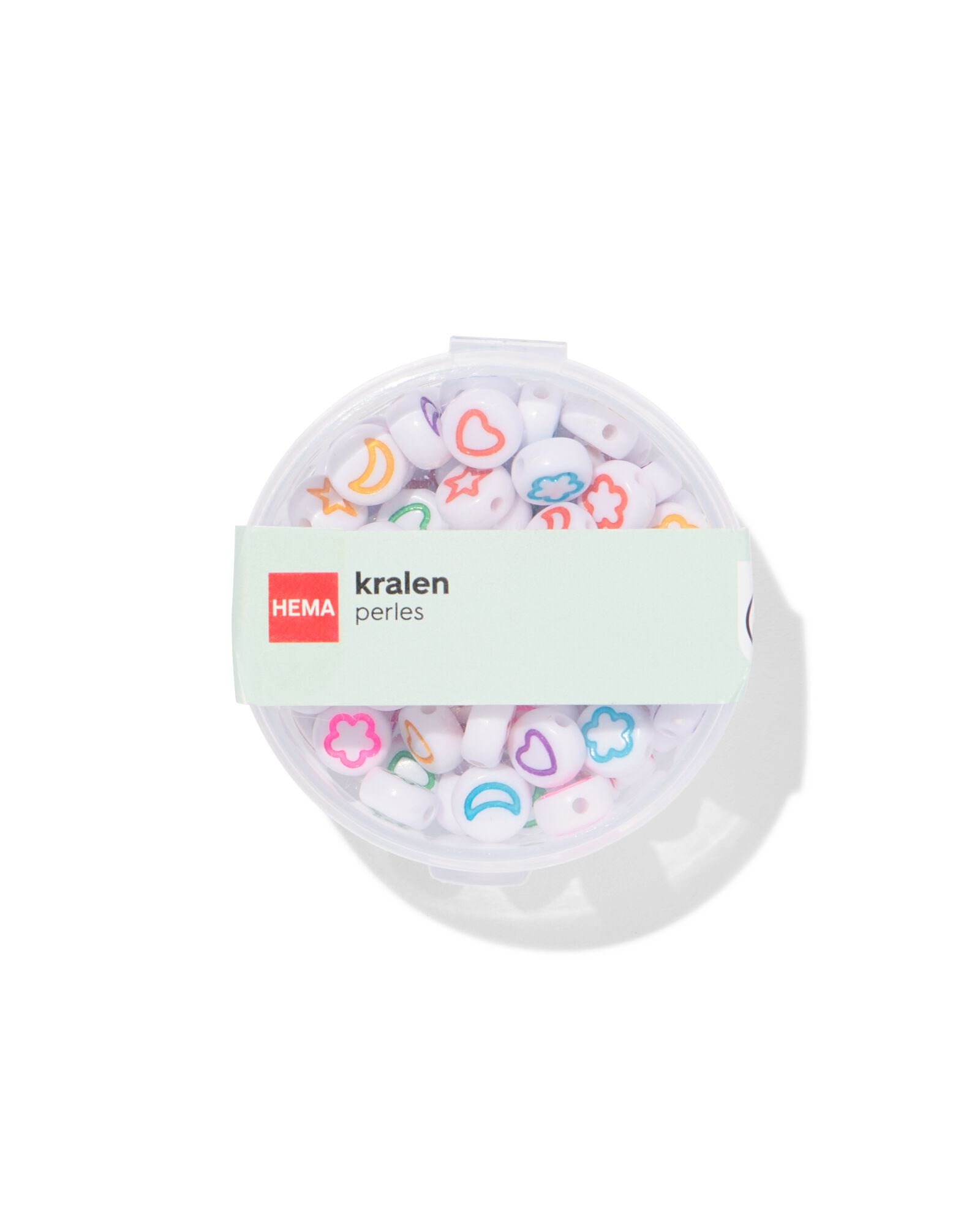 doosje kralen rond vormpjes - 15900554 - HEMA