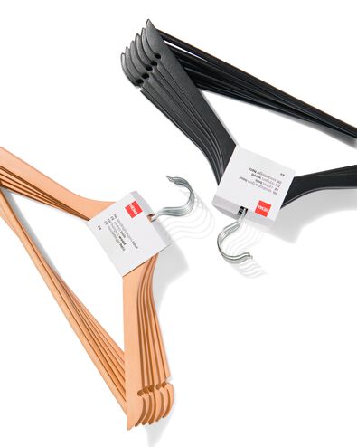 6 cintres en bois - 39800400 - HEMA