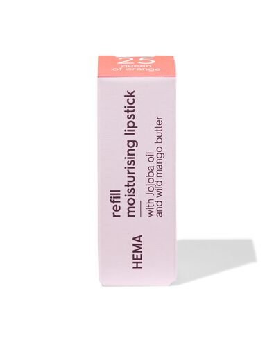 recharge rouge &agrave; l&egrave;vres hydratant 25 queen of orange - satin - 11230425 - HEMA