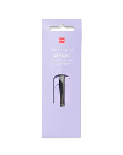 pincet schuine punt rvs  - 11912401 - HEMA