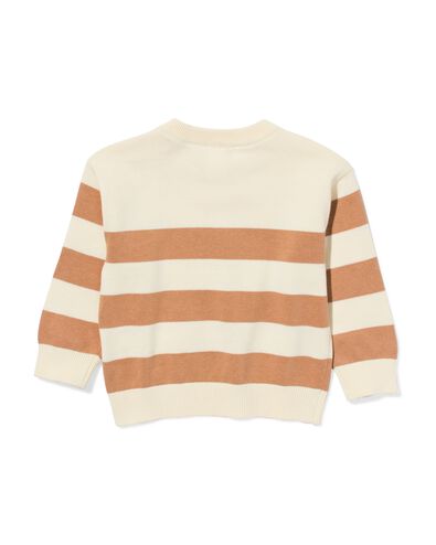 Babypullover, gestreift braun braun - 33173170BROWN - HEMA