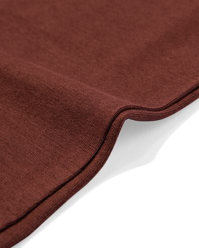 dameshemd katoen donkerbruin - 19650275DARKBROWN - HEMA