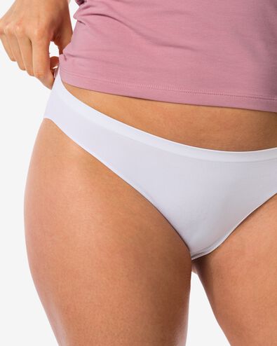 damesslip naadloos micro wit - 1000002205 - HEMA