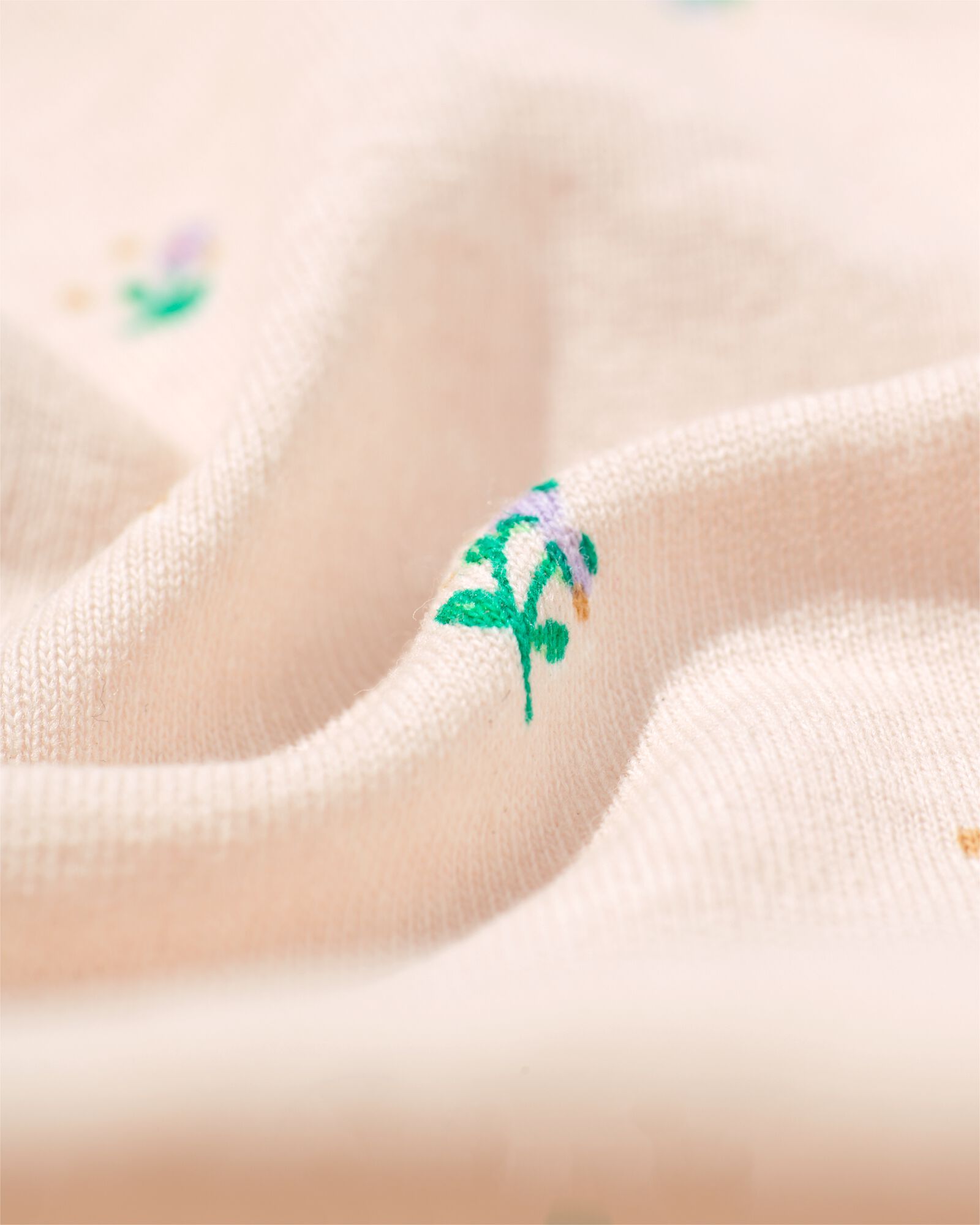 Kinder-Spannbettlaken, 60 x 120 cm, Blumen - 33304530 - HEMA