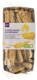 assortiment de biscuits au fromage et au beurre - 140 grammes - 10661405 - HEMA