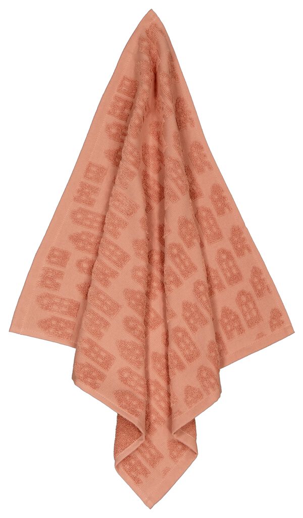 essuie-mains 50x50 coton rose maisons - 5420092 - HEMA