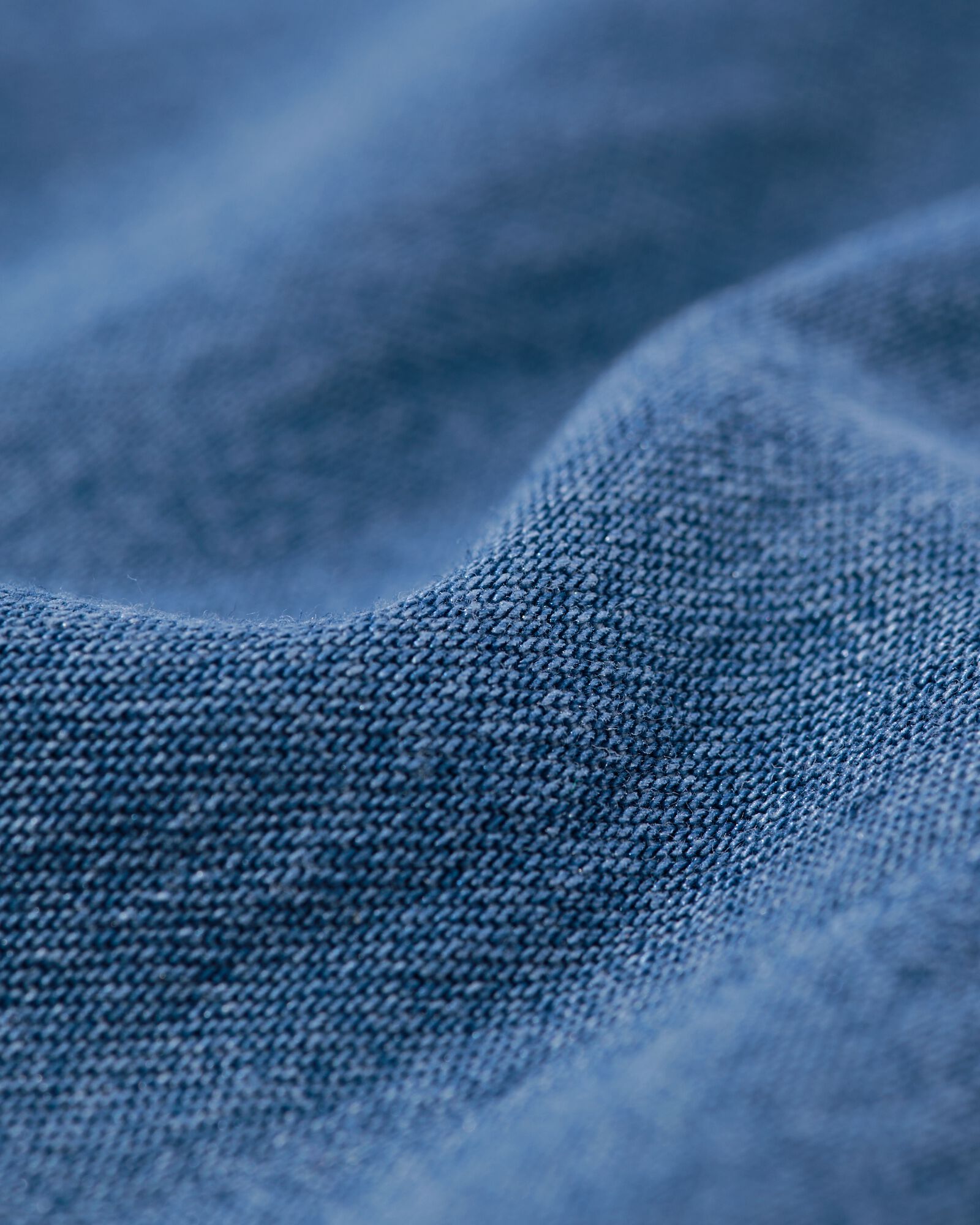 damesbroek Kelsey middenblauw - 36261365MIDBLUE - HEMA