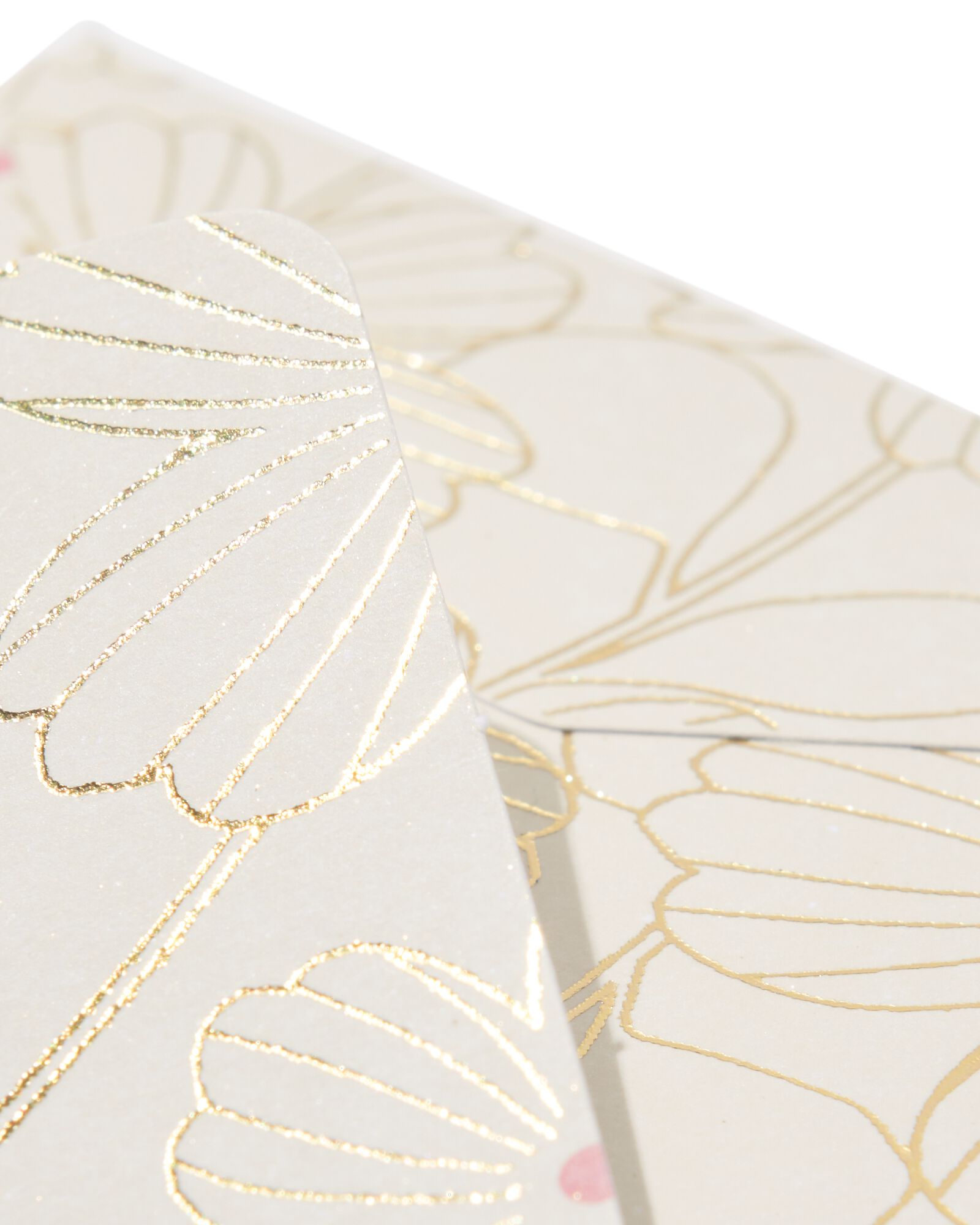 enveloppes cadeaux avec carte vierge S feuilles - 6 pi&egrave;ces - 14710301 - HEMA