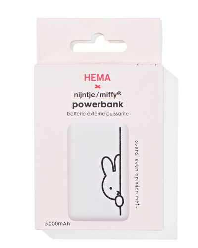 Powerbank Miffy, 5000&nbsp;mAh - 39570016 - HEMA