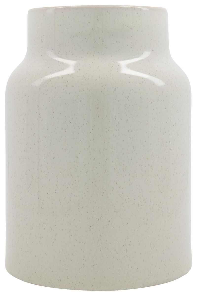Vase, 26 x Ø 17 cm, Keramik, weiß - 13321134 - HEMA