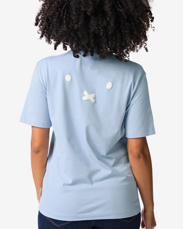 nijntje dames T-shirt jersey print lichtblauw lichtblauw - 36208460LIGHTBLUE - HEMA