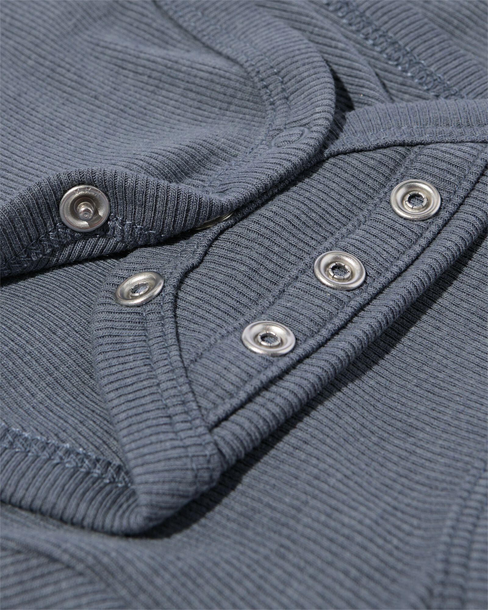 body de croissance b&eacute;b&eacute; c&ocirc;tel&eacute; avec bambou stretch  gris fonc&eacute; - 33401620DARKGREY - HEMA