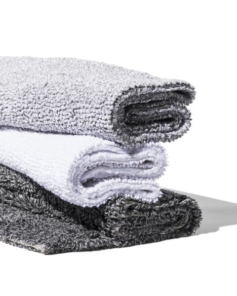 tapis de bain - 50 x 85 cm - qualité hôtel très douce - gris foncé - 5210001 - HEMA
