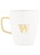 mug avec lettre w blanc W - 60030072 - HEMA