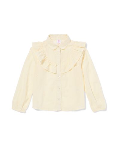 Kinderbluse mit Volant sandfarben sandfarben - 30826914SAND - HEMA