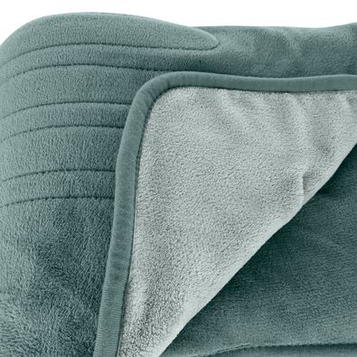 Couverture chauffante, chauffe lit, 160 x 130 cm, gris, réglage de