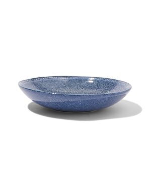 Suppenteller Porto, reaktive Glasur, blau/weiß, 23 cm - 9602253 - HEMA