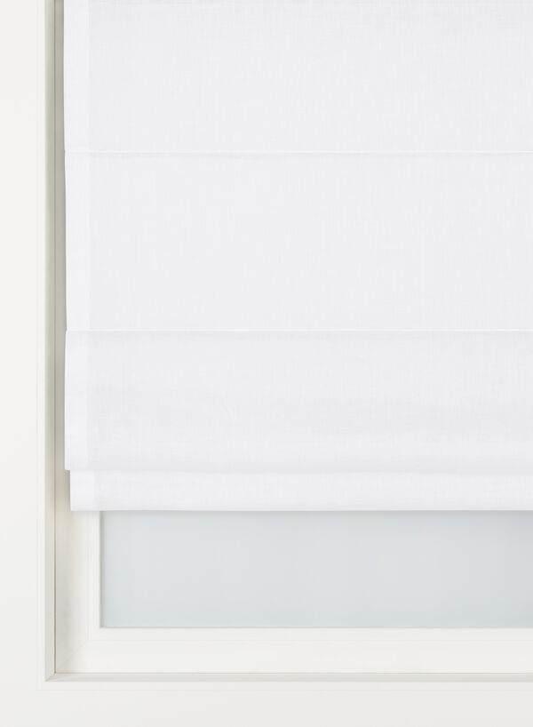 vouwgordijn forli wit wit - 1000016028 - HEMA
