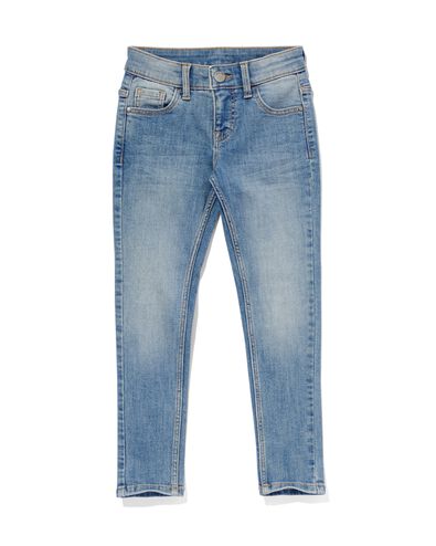 kinderjeans skinny fit middenblauw middenblauw - 30822939MIDBLUE - HEMA