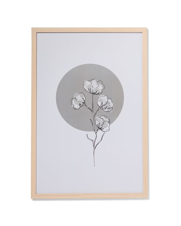 fotolijst hout 40x60 naturel hout 40 x 60 - 2000000419 - HEMA