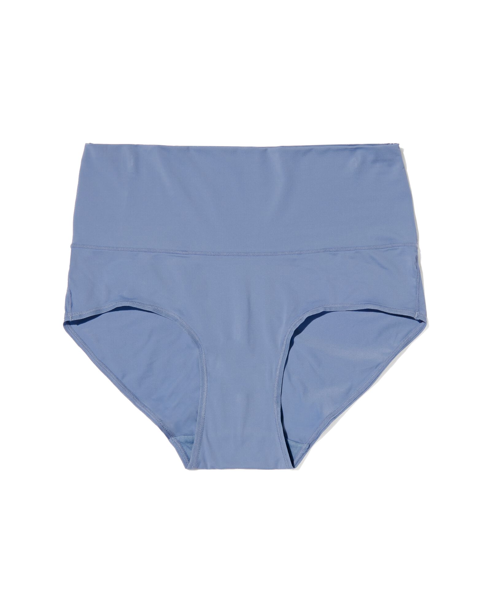 dames slip met hoge taille ultimate comfort blauw blauw - 19610544BLUE - HEMA