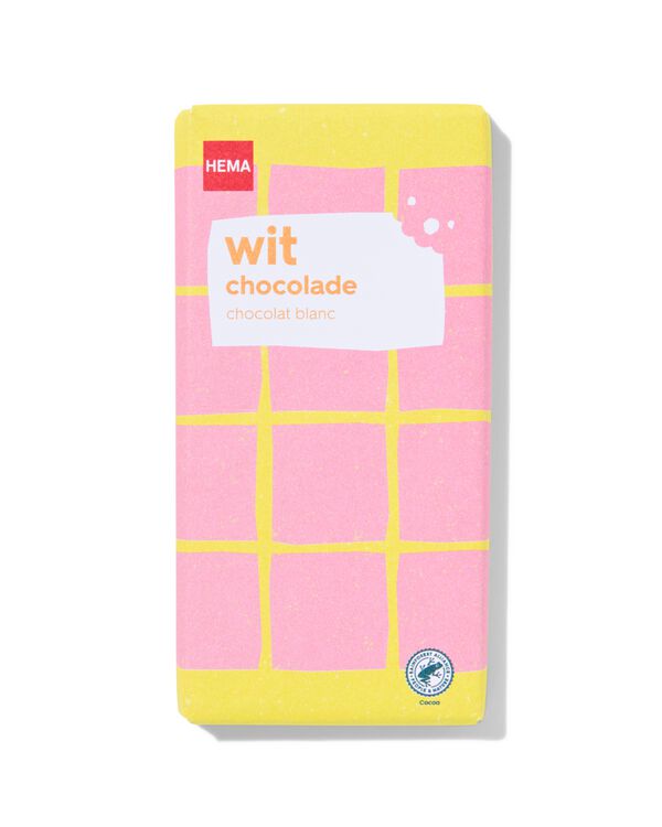 tablette de chocolat blanc 180g - 10350033 - HEMA