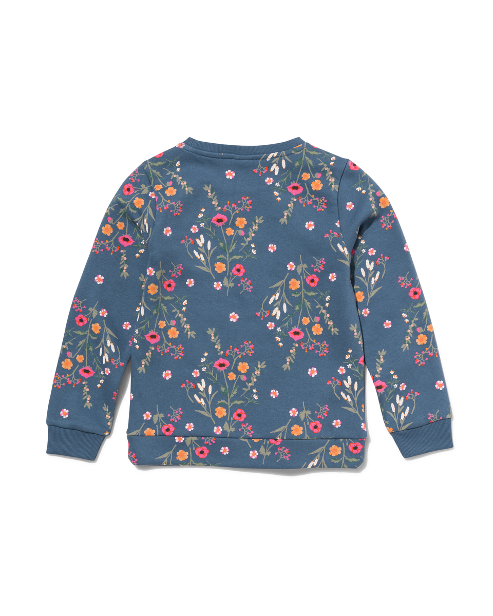kinder sweater blauw blauw - 1000029642 - HEMA