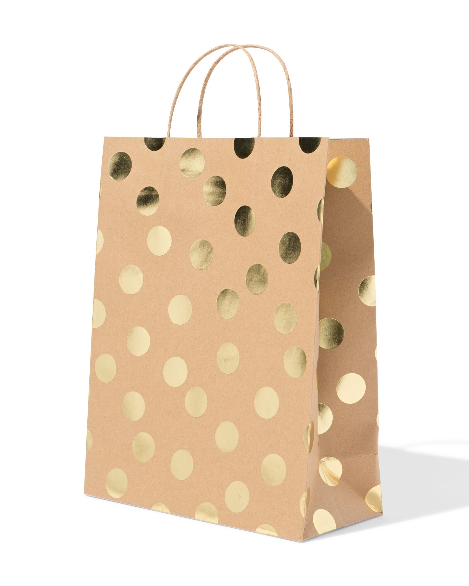 cadeautas 24x11x31cm kraft stippen - 14793264 - HEMA