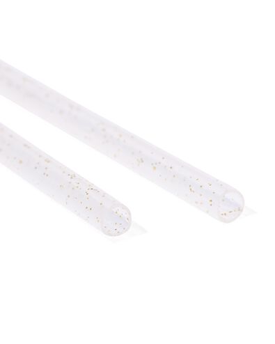 pailles &agrave; paillettes r&eacute;utilisables - lot de 10  - 14250273 - HEMA