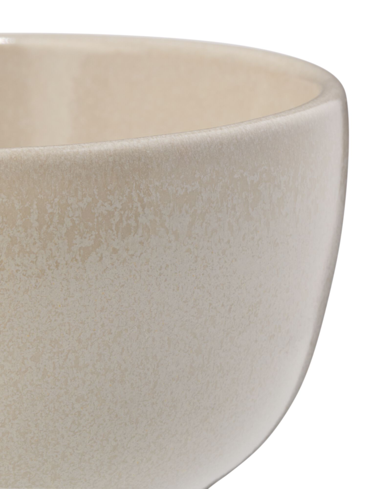 bol haut &Oslash;7cm Puur gla&ccedil;ure r&eacute;active blanc cass&eacute;  - 9650143 - HEMA