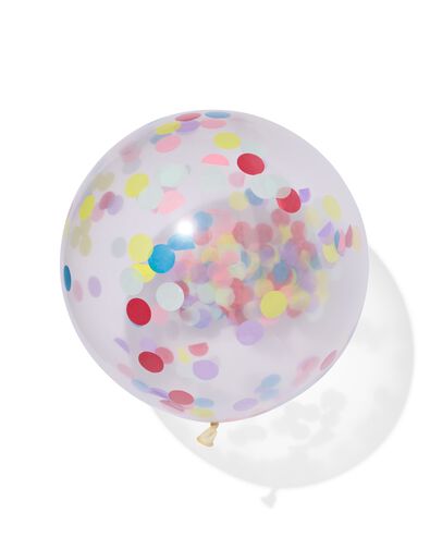 ballonnen XXL &Oslash;61cm confetti - 2 stuks - 14250017 - HEMA