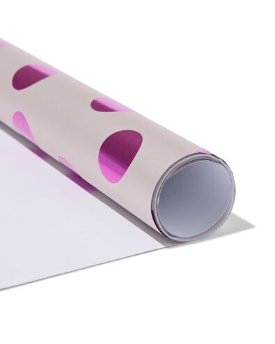cadeaupapier roze stip  - 14790075 - HEMA