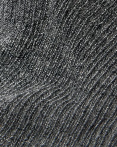4 paires de chaussettes bébé côtelées gris 0-6 m - 4723016 - HEMA