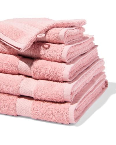 serviette 100x150cm qualit&eacute; &eacute;paisse rose p&acirc;le rose p&acirc;le serviette 100 x 150 - 5282855 - HEMA