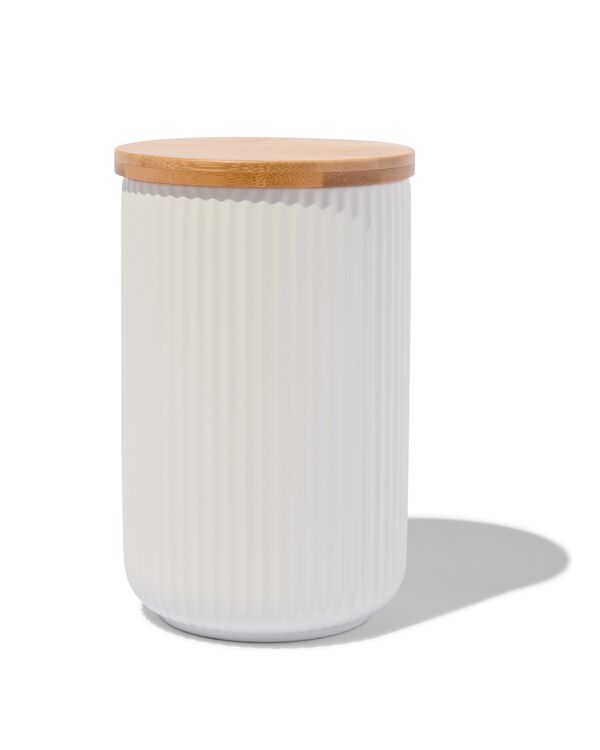 pot de conservation c&eacute;ramique 1,4L ray&eacute; - 80850038 - HEMA