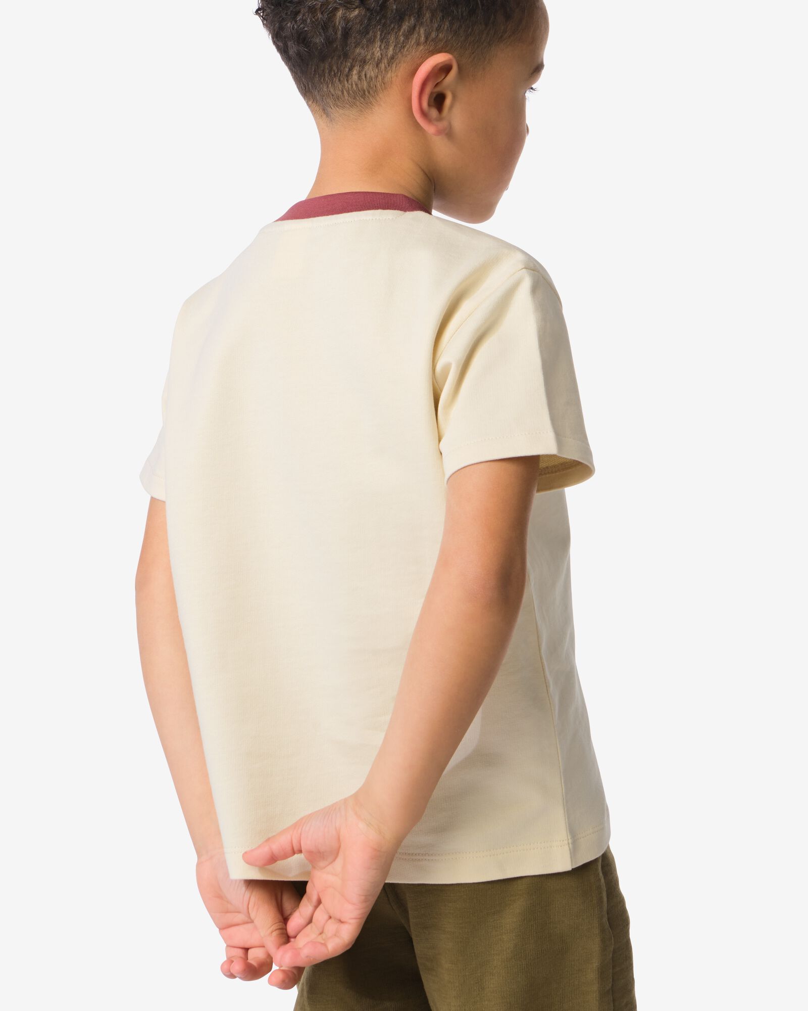 t-shirt enfant r&eacute;tro &eacute;cru &eacute;cru - 30713001ECRU - HEMA