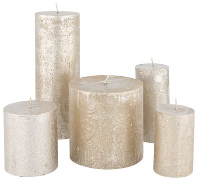 bougies rustiques champagne champagne - 1000032605 - HEMA