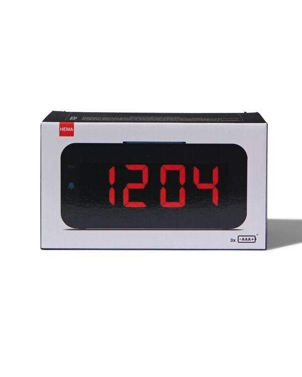 wekker digitaal LED - 13780007 - HEMA