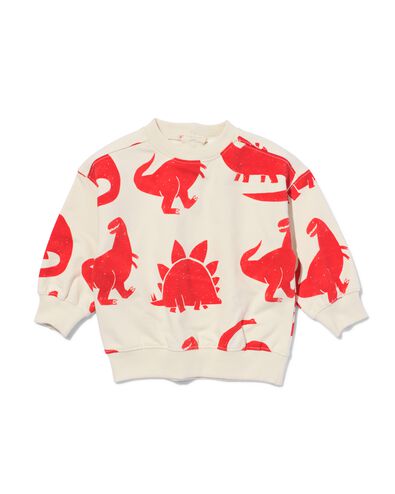 sweat dinosaures pour b&eacute;b&eacute;  &eacute;cru - 33112770ECRU - HEMA