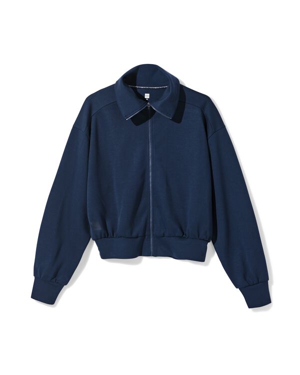 Damenjacke dunkelblau dunkelblau - 36000565DARKBLUE - HEMA