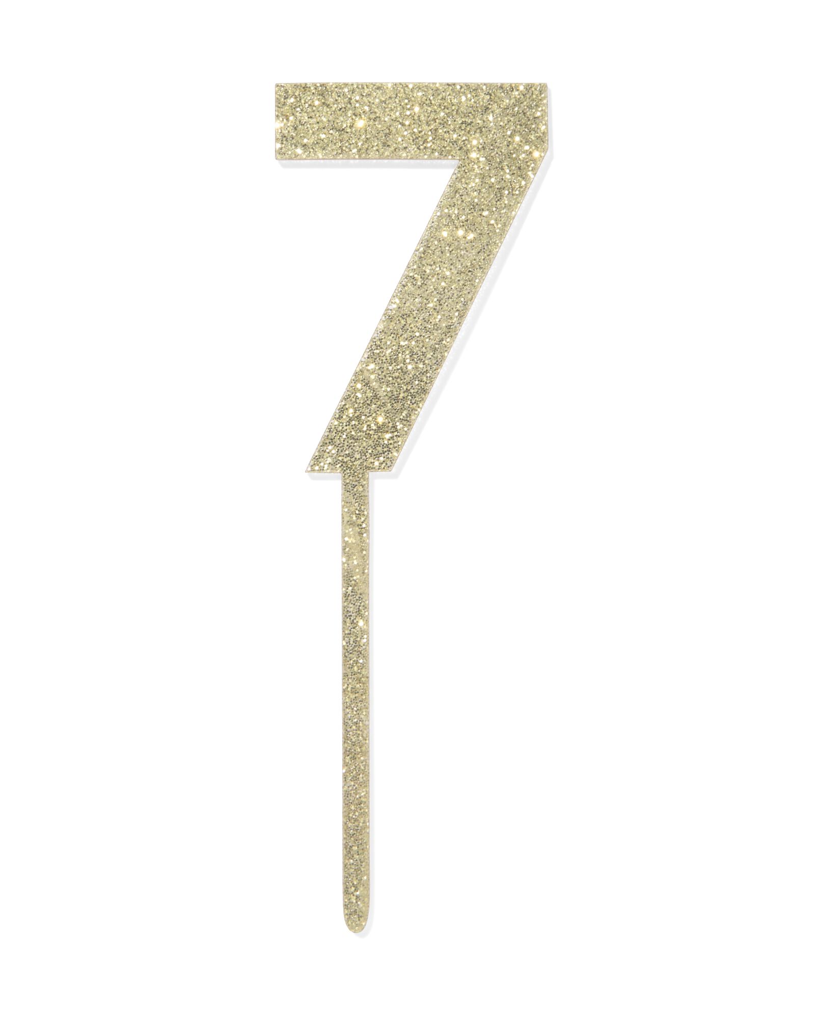 D&eacute;coration de g&acirc;teau r&eacute;utilisable chiffre 7 - 14240186 - HEMA