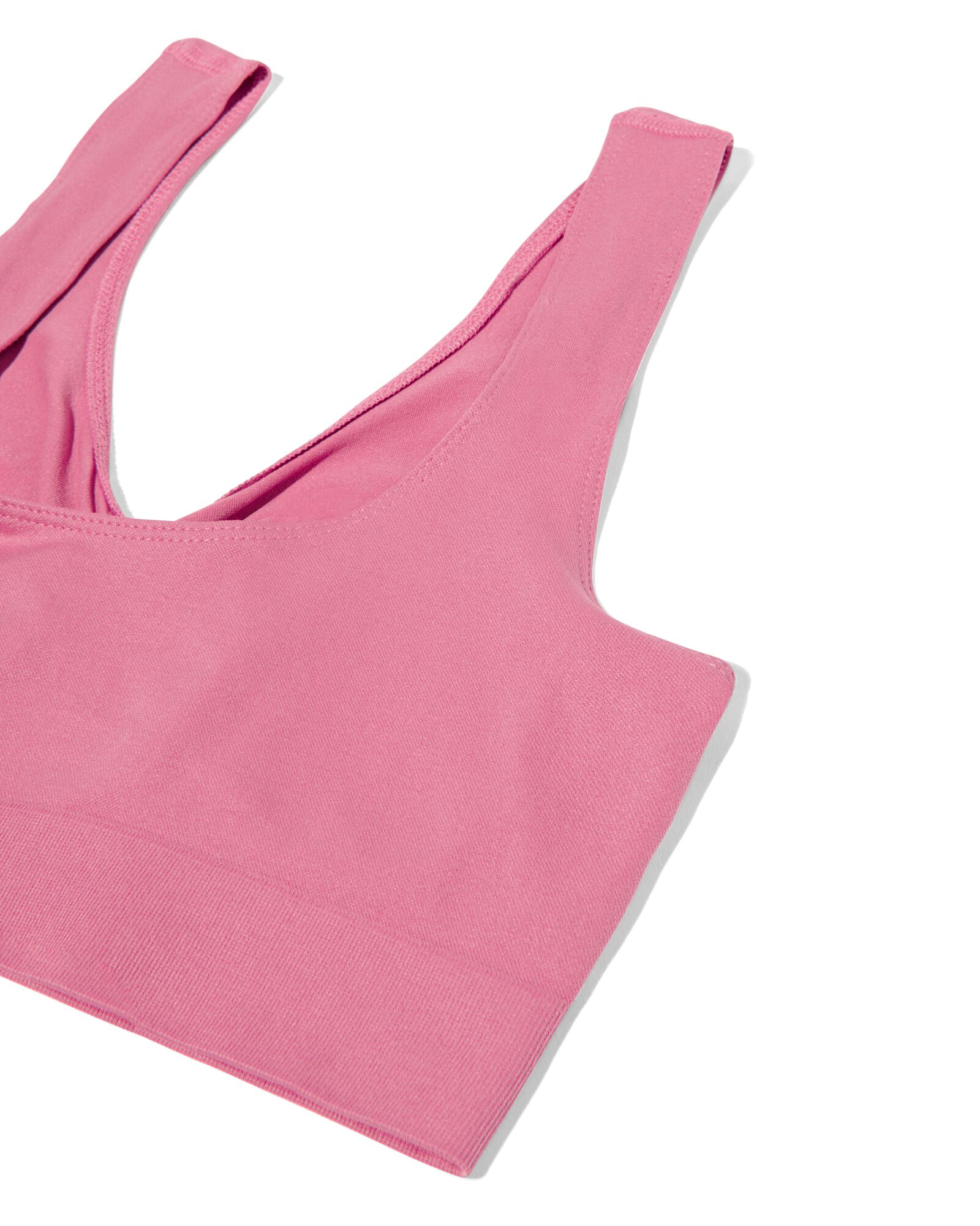 haut sans coutures non pr&eacute;form&eacute; rose - 21800746PINK - HEMA