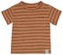 t-shirt bébé rayures marron marron - 1000027379 - HEMA
