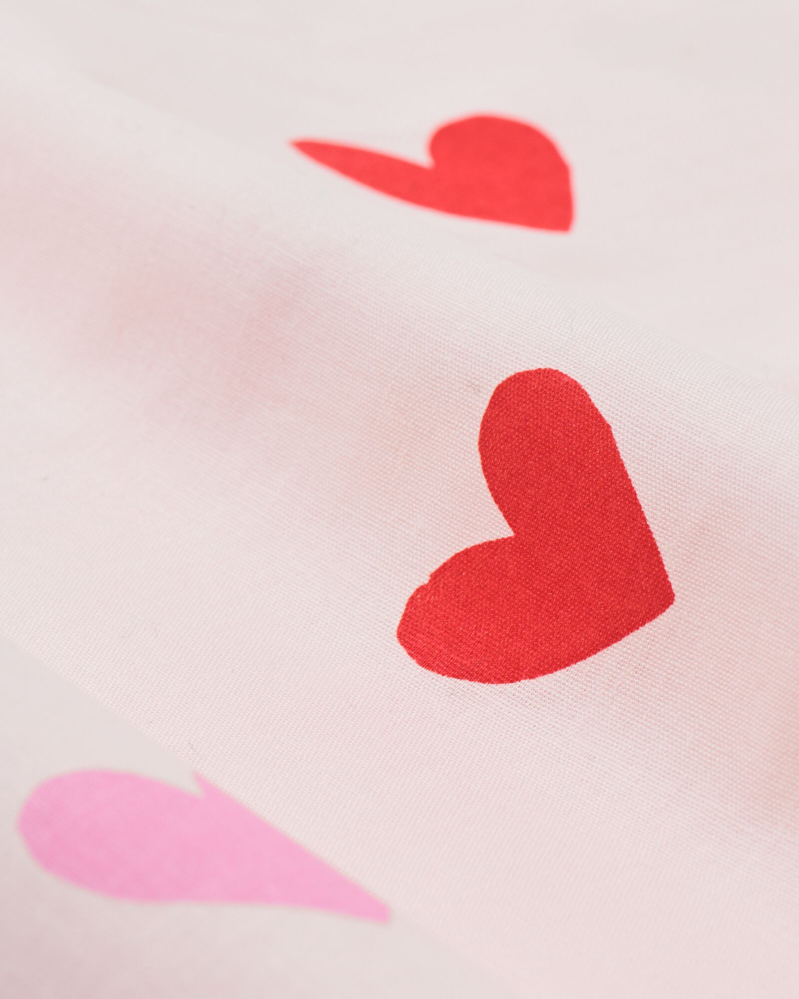 Kinderbettbezug 140 &times; 200 cm, weiche Baumwolle, Herzen - 5700263 - HEMA